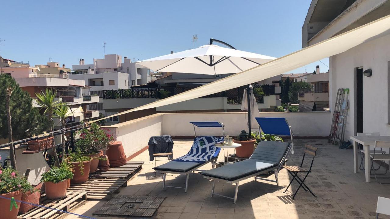 Attico Terramare - Beach & Maxi Terrace & Electricbbq سانتا مارينيلاّ المظهر الخارجي الصورة